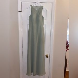 Azazie Size 0 Formal Dress in Sage